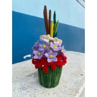 ราคา กรวยดอกไม้ไหว้ครูทรงกระถาง (7319577604)