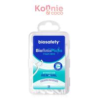 ราคา Biosafety BioFloss Picks Fresh Mint 50pcs ไหมขัดฟัน พร้อมด้ามจับ. (44752472550)