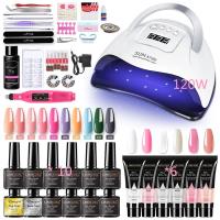 ราคา Limegirl ชุดทําเล็บเจล เครื่องอบ SUN 120วัตต์ +สีเจล10ขวด+อุปกรณ์ครบ+ เคลือบใสเจล1ขวด+รองพื้นเจล1ขวด+เจลต่อเล็บ 6 (14415940127)