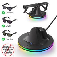 ราคา สําหรับ Ray-Ban Meta Headliner/Skyler/Wayfarer RGB แท่นชาร์จพร้อม USB to Type C สายชาร์จสําหรับ Ray-Ban Meta (44023337625)