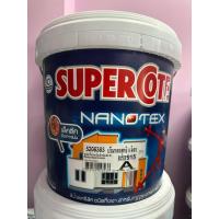 ราคา สีน้ำ ซูเปอร์โคท ซุปเปอร์โคท นาโนเท็กซ์ สีน้ำทาภายนอก/ใน กึ่งเงา ขนาด 2.5 แกลลอน Supercote Nanotex (25413156052)