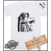 ราคา เสื้อยืดคอกลม Final Fantasy VII Remake Aerith Black Brush Art (7928311322)