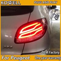 ราคา KOWELL Car Styling for Peugeot 206 Taillight 206CC 207 Tail Lamp Peugeot Tail Light Rear DRL Fog Br (48304451801)