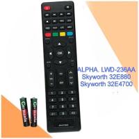 ราคา รีโมททีวี LCD/LED อัลฟ่า ALPHA LWD-236AA ใช้ร่วมกับ Skyworth 32E880 Skyworth 32E4700 (24773908779)