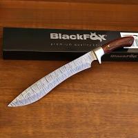 ราคา มีดกรูข่า Black Fox KUKRI ใบเลเซอร์ ลายดามัสกัส ( ความยาว 16 นิ้ว ) มีดเดินป่า Corrosion Pattern FULL TANK พร้อมซองหนัง (42614196920)