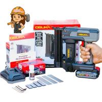 ราคา osuka เครื่องยิงตะปู ยิงแม็ก 2IN1 ขาคู่และขาเดี่ยว ไร้สาย 20V รุ่น OCNS889-D1 เครื่องยิงตะปูไร้สาย (42077403406)