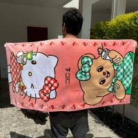 ราคา ผ้าขนหนูเช็ดตัว/ผ้าขนหนูเช็ดผม Hello Kitty X Butterbear (29342782201)