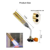 ราคา 2วัน⭐โกดังในพื้นที่⭐ หัวพ่นแก๊ส หัวพ่นไฟ เชื่อมทําอาหารบิวเทนเตาก๊าซเผาไหม้พร้อมกันไฟแช็ก ความร้อนเชื่อมเตาแก๊สเปลวไฟ (27542745387)