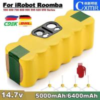 ราคา ✿14.4 โวลต์ 5.0Ah Irobot แบบชาร์จไฟได้ Roomba 500 600 700 800 900 595 620 650 780 890 แบตเตอรี่ (27209790642)