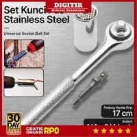ราคา DIGITIK - Gator Grip Universal Socket Bolt Set ประแจสแตนเลส - ETC-200 (24124393012)