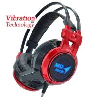 ราคา หูฟัง HeadSet MD-TECH Maximum (HS888LV) Black/Red ใช้สำหรับคอมพิวเตอร์ โน๊ตบุ๊ค เครื่องเสียงทั่วไป (4731339080)