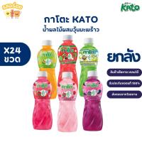 ราคา [ยกลัง 24 ขวด] Kato กาโตะ น้ำผลไม้ ผสมวุ้นมะพร้าว ขนาด 320 กรัม (28063681419)