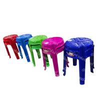 ราคา เก้าอี้พลาสติก เก้าอี้กลม สีสวย แข็งแรง น้ำหนักเบา รับ นน. ได้ 100 KG เก้าอี้หัวโล้น (43815695551)