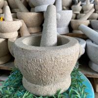 ราคา #ครกหินอ่างศิลา#แท้%ขนาด8นิ้ว (3524351639)