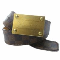 ราคา LOUIS VUITTON Belt Damier Direct from Japan Secondhand (40977686934)