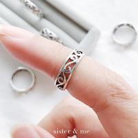 ราคา แหวน ลายฉลุ เงินแท้925 ใส่ได้ทั้งคุณผู้ชายและคุณผู้หญิง | เครื่องประดับเงินแท้ (12811629316)