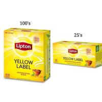 ราคา ชาลิปตัน Lipton yellow label tea แบบซอง ขนาด 25-100 ซอง (3105901948)