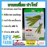 ราคา ผักซอง บวบเหลี่ยม ฟาโรห์ [จำนวน 25 เมล็ด ] หมดอายุ 04/08/2570 ปลูกง่าย ทนไวรัส ผลสวยตรง เนื้อแน่น (28093190753)