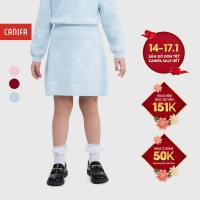 ราคา CANIFA กระโปรงผ้าวูลรูปตัว A เด็กผู้หญิงพิมพ์ลาย 1KS25C008 (52151622049)
