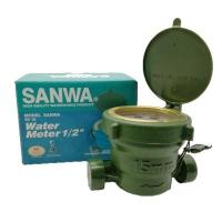 ราคา มิเตอร์น้ำ มาตรวัดน้ำ Water meter Sanwa SV15 1/2” (2193644168)