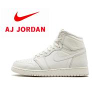 ราคา Jordan Air Jordan 1 Retro High OG Sail High top basketball shoes GS white (25005242584)