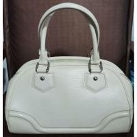 ราคา Louis Vuitton Ivorie Epi Leather Bowling Montaigne Pm Bagมือสอง​แท้ หนังสัตว์​ลายไม้​ปี​07 Date code MI2057​ (9312552242)