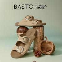 ราคา 【Sun Step】BASTO Women's Birkenstocks Flats Slippers เบอร์เคนสต็อค รองเท้าส้นแบน รองเท้าแตะ A6411 A6412 (27831424433)