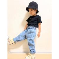 ราคา Agnes ใหม่ agnes b ตัวอักษรขนาดเล็กคอกลมผ้าฝ้ายเด็กเสื้อยืดแขนสั้นเสื้อผ้าเด็ก (53751405363)