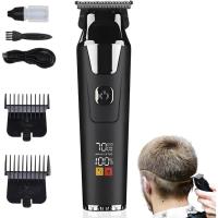 ราคา ปัตตาเลี่ยนตัดผมปัตตาเลี่ยนตัดผมไฟฟ้ามืออาชีพชุดปัตตาเลี่ยนและที่กันจอนด้วยใบมีดที่กันจอนช่องว่างดิจิตอลบุรุษไร้สายชุดที่กันจอนแบบชาร์จไฟในครัวเรือนกิ (25444054601)