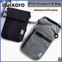 ราคา QUIXORO กระเป๋าเอกสาร, ไนลอนอเนกประสงค์ RFID Passport ID Bag, กระเป๋าเดินทางแพ็คเก็ตกันน้ํา (52404753859)
