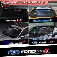 ราคา Ford รถด้านหน้ากระจกสติกเกอร์บังแดดสีดําตกแต่งดึงดอกไม้สติกเกอร์สําหรับ Ford Ranger Raptor T9 T6 T7 T8 Everest Focus Fiesta Kuga Mustang Ecosport (57151797820)