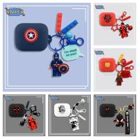 ราคา Case for Honor EarBuds 4 Protective silicone Captain America pendant Covers Bluetooth Earphone Shell Headphone PortEarphone (55602188989)