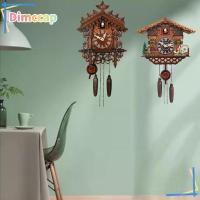 ราคา [dimcap] Cuckoo Clock นาฬิกาแขวนห้องนั่งเล่นห้องครัว Cuckoo House Handmade Retro นาฬิกาสําหรับ Cafe Garden in (28988362440)