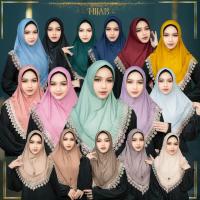 ราคา ผ้าคลุมฮิญาบมุสลิมสวมสำเร็จ ดีเทลสวยๆ เหมาะสำหรับใส่รายอออกงานอิสลาม HM07 รุสมีนีมุสลิม (27958567522)