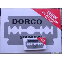 ราคา DORCO ใบมีดโกนใบมีด2ด้าน สินค้าคุณภาพดี รุ่น new platinum st300 ใน1กล่องประกอบไปด้วย20ตลับ (ใน1ตลับมีใบมีด5ใบ) (1381868343)