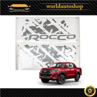 ราคา สติ๊กเกอร์ ติดฝากระบะท้าย สีเทาเข้ม "ROCCO" Toyota Hilux Revo Rocco SR5 M70 M80 ปี 2019 - 2020 (7478374207)