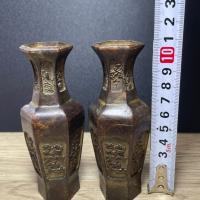 ราคา โบราณแกะสลักพลัมกล้วยไม้ไม้ไผ่ดอกเบญจมาศแจกันเครื่องประดับคู่เก่ากระเป๋าห้องนั่งเล่นบ้านสก์ท็อปตกแต่งคอลเลกชัน12.6 (52002685550)