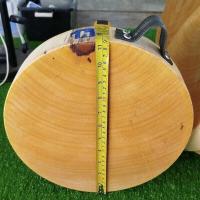 ราคา ขนาด 11 นิ้ว เขียงไม้มะขามแท้ ทรงกลม เขียงไม้ ecowin (26232922337)