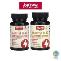 ราคา <พร้อมส่ง> Jarrow Formulas, Methyl B-12, ขนาด 500 mcg และ 1,000 mcg, 100 เม็ดอม / วิตามินบี 12 Vitamin B12 (3179121913)