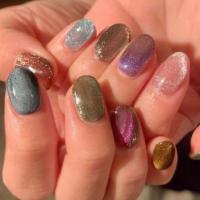 ราคา เล็บปลอมพร้อมติดเล็บปลอมสีเจลแท้ 100 % ทำชิ้นต่อชิ้นค่ะ สีแคทอาย/ลูกแก้ว/หลากหลายเฉด (19185592662)