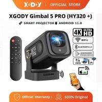 ราคา XGODY Gimbal 5 PRO HY320 MINI โปรเจคเตอร์ 1080P Android 11.0 รองรับ Netflix แก้ไขภาพอัตโนมัติ 18000 Lumens (52204377056)