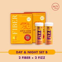 ราคา ACV Plus Day & Night Set B เม็ดฟู่แอปเปิ้ลไซเดอร์วินีการ์ และ ไฟเบอร์ ดีท็อกซ์ พร้อมโพรไบโอติก (25517039137)