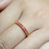 ราคา แหวนทองแท้ ทับทิมแท้ (763332045)