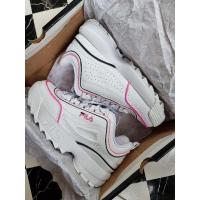 ราคา ส่งต่อผ้าใบ FILA มือ 1 สีขาวตัดชมพู size 37.5 (19841780851)