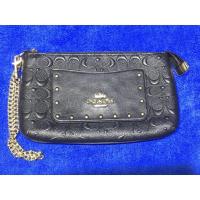 ราคา Coach คล้องมือ มือ2สีดำลายนูน (8710501955)