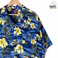 ราคา เสื้อฮาวายมือสอง Size 3XL (อก 50") แบรนด์ Covington - ผ้า Rayon เสื้อฮาวายหุ่นหมี (25740099301)