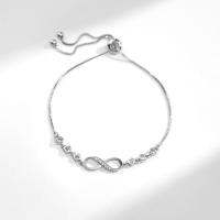 ราคา สร้อยข้อมือแพลทินัม สร้อยข้อมือเงินสํา infinite loop รูปที่ 8 สแตนเลส Eternal Love Bracelet (26080867078)