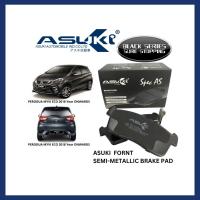 ราคา ASUKI ผ้าเบรคหน้า Perodua Myvi 2018 ผ้าเบรคใหม่ Myvi Gen3 อะไหล่ MF-361 (50154866303)