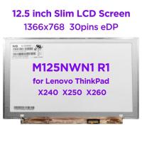 ราคา หน้าจอ LCD แล็ปท็อป 12.5" M125NWN1 R1 เหมาะกับ B125XTN01.0 HB125WX1-200 LP125WH2-TPH1 สำหรับ Lenovo ThinkPad X240 X250 X260 1366x768 30pin (44105043932)