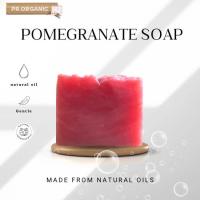 ราคา สบู่ทับทิม Pomegranate soap สบู่น้ำมันธรรมชาติ สบู่แฮนด์เมด สบู่สมุนไพร สบู่ออร์แกนิค (24785345145)
